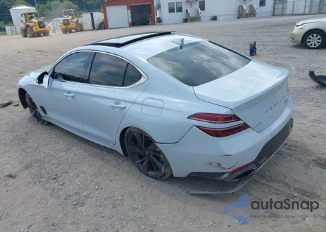 2022 Genesis G70 3.3T Sport Awd из США, поврежденный, VIN KMTG54TEXNU083596